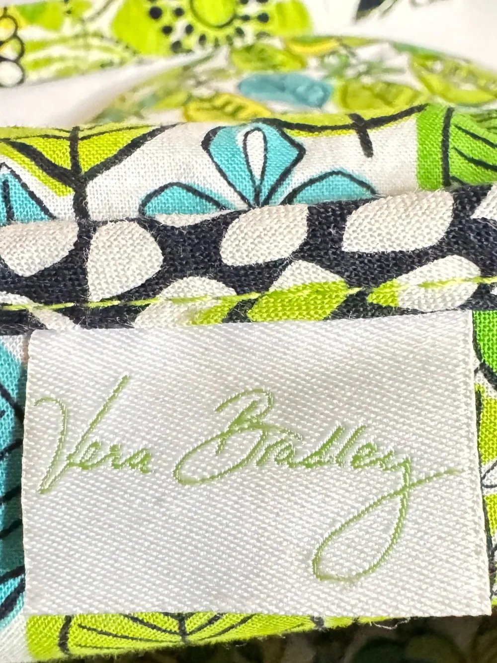 Vera Bradley Saddle Up Crossbody Bag Limes Up Purse Bohemian Retired